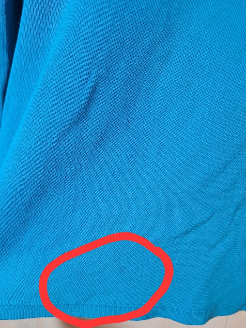 RAFAELLA Turquoise Eyelet Zip-Front Top - Picture 3 of 6